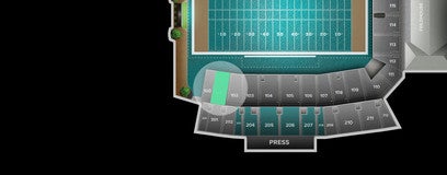 Seat view from Lower Sideline