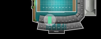 Seat view from Lower Sideline