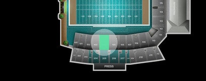 Seat view from Lower Sideline