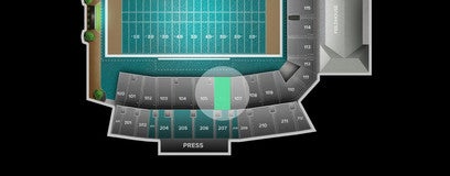 Seat view from Lower Sideline