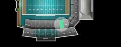 Seat view from Lower Sideline