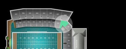 Seat view from Endzone