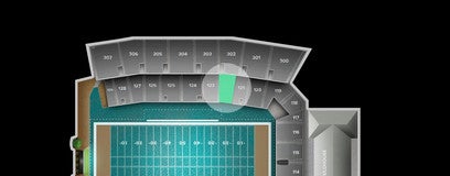 Seat view from Lower Sideline