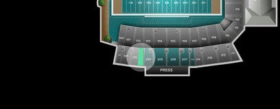 Seat view from Upper Sideline