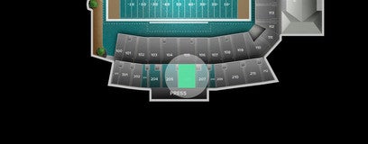 Seat view from Upper Sideline