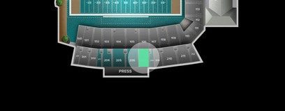 Seat view from Upper Sideline