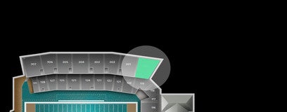 Seat view from Upper Sideline