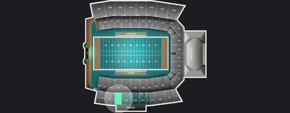 Seat view from Upper Sideline