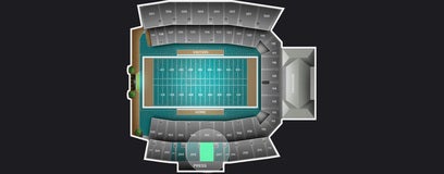 Seat view from Upper Sideline