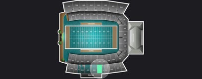 Seat view from Upper Sideline