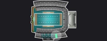 Seat view from Upper Sideline