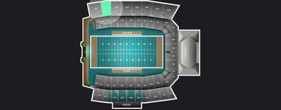 Seat view from Upper Sideline
