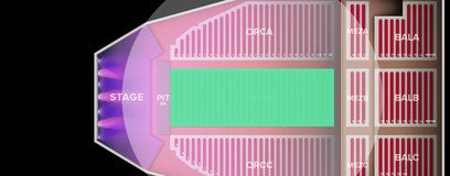 Seat view from Orchestra