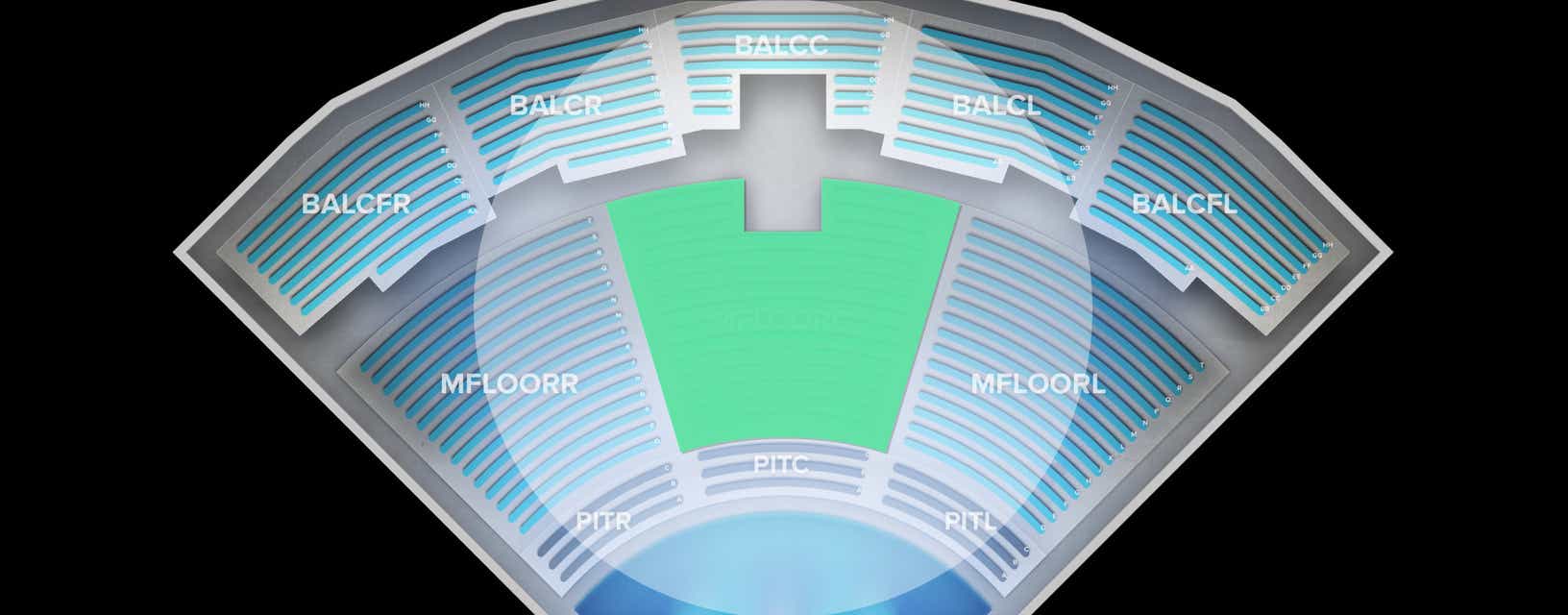 Seat view from Main Floor Center