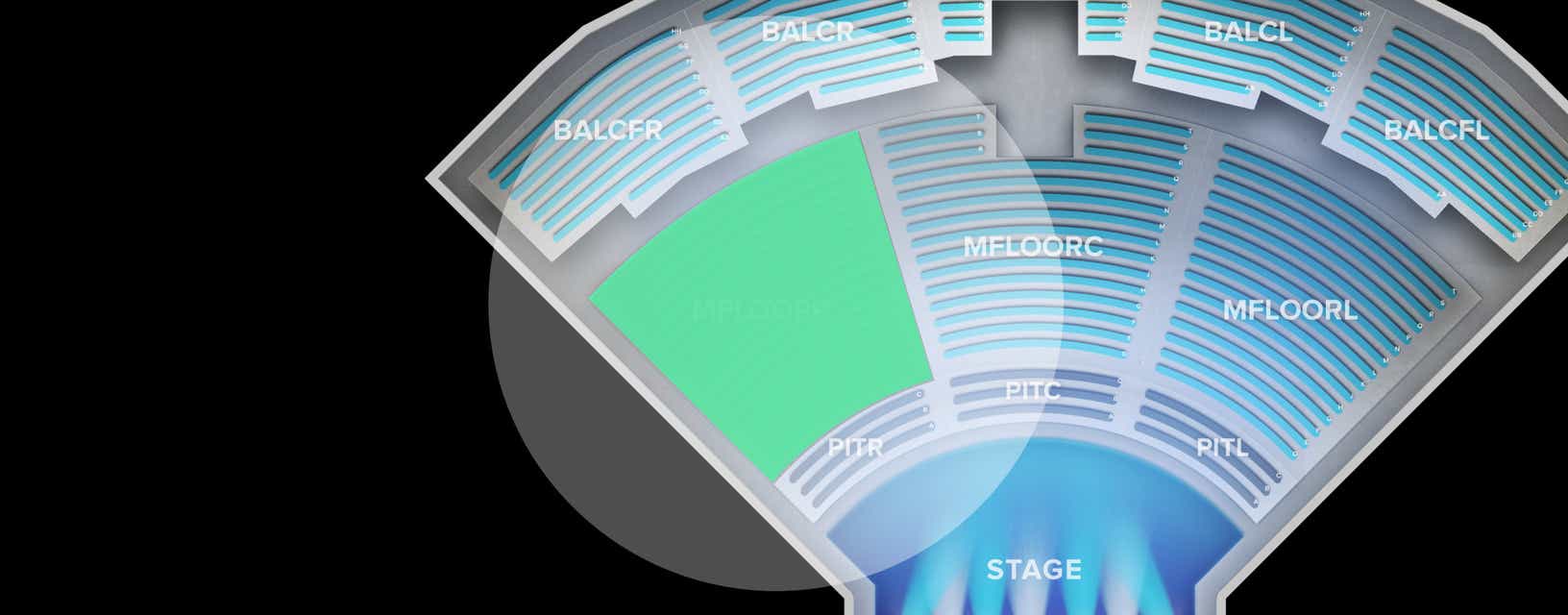 Seat view from Main Floor Right