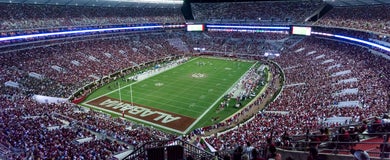 Seat view from Upper Level Endzone