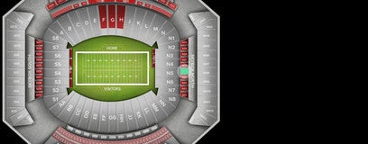 Seat view from North Zone
