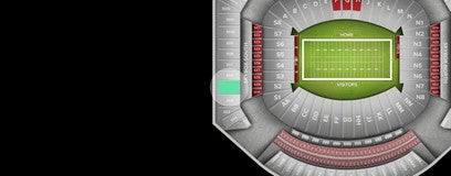 Seat view from Upper Level Endzone