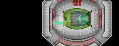 Seat view from Lower South