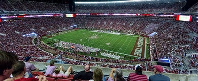 Seat view from Upper Level Sideline