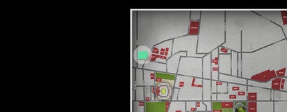 Seat view from Campus Drive West