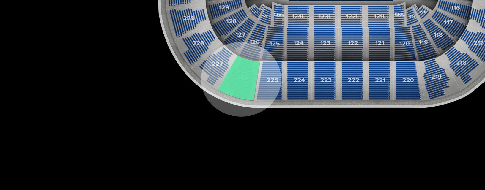 Seat view from Upper Corner