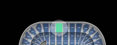 Seat view from Concourse Level