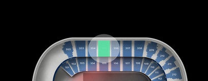 Seat view from Upper Sideline