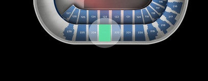 Seat view from Upper Sideline