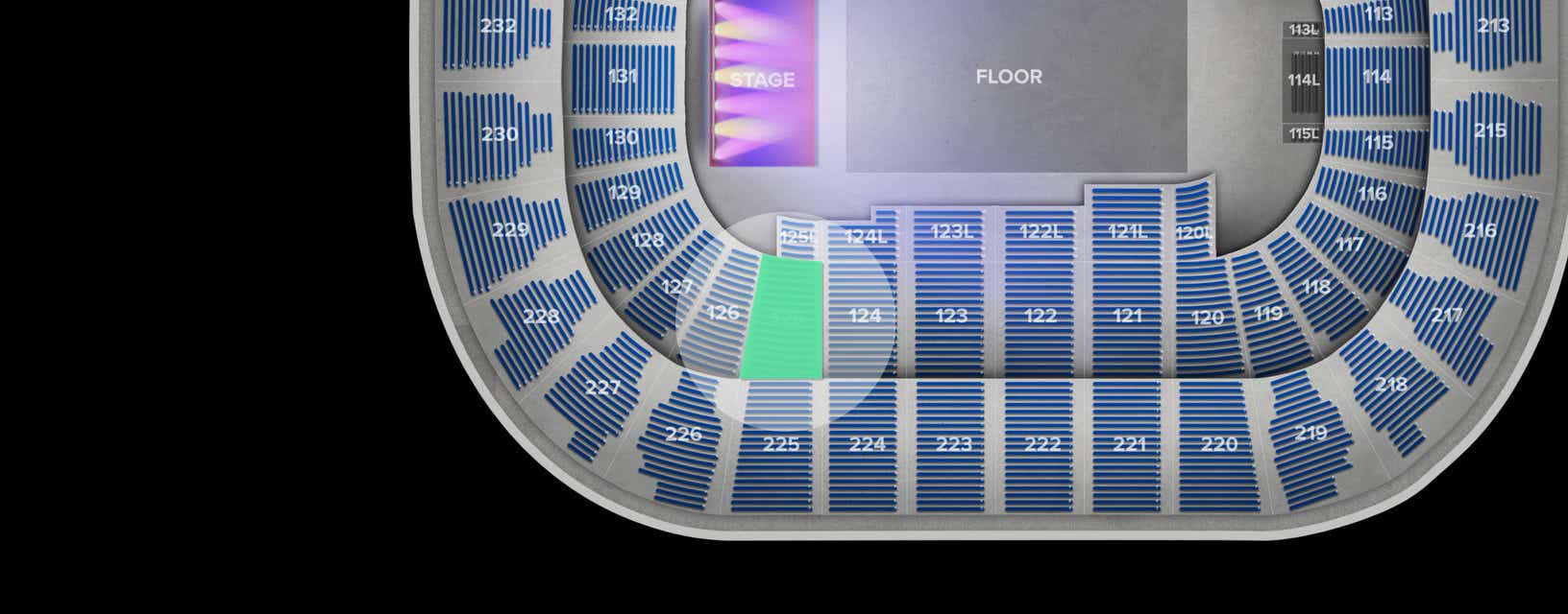 Seat view from Lower