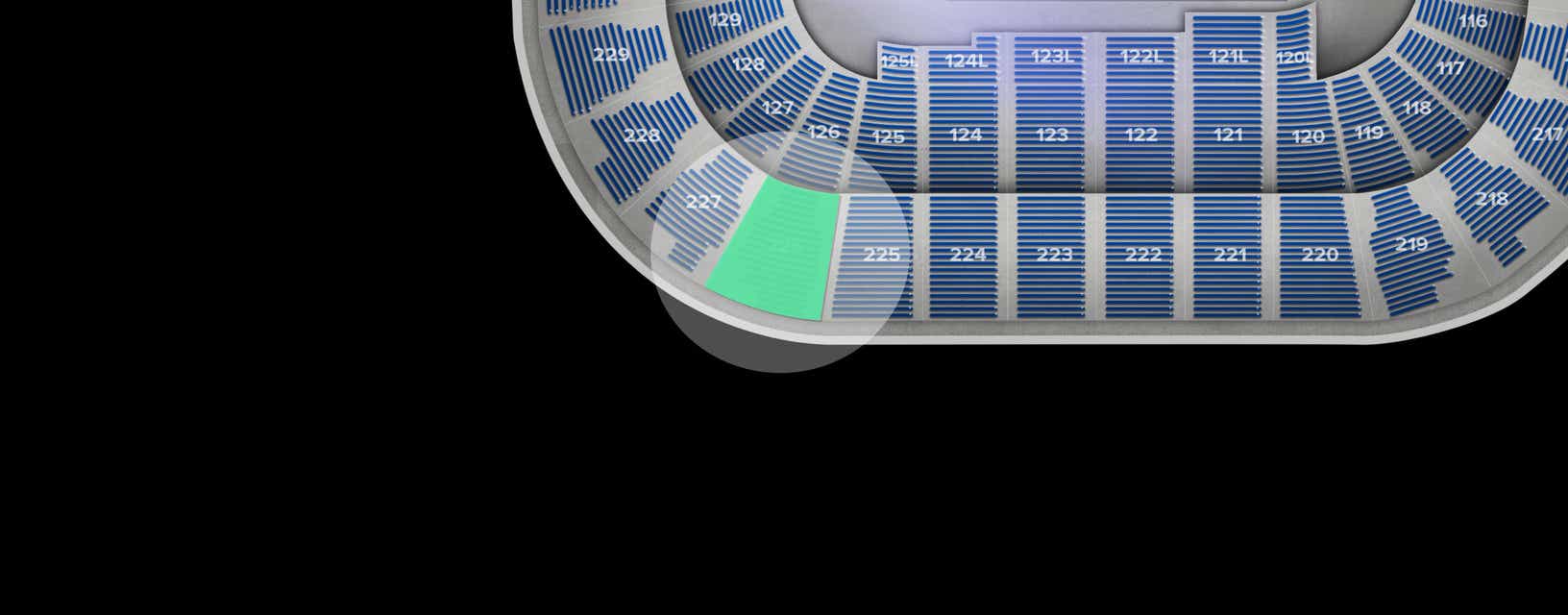 Seat view from Upper