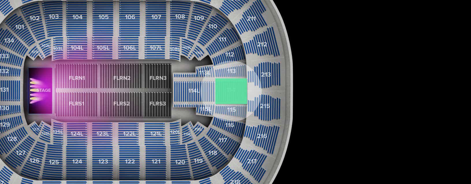 Seat view from Lower