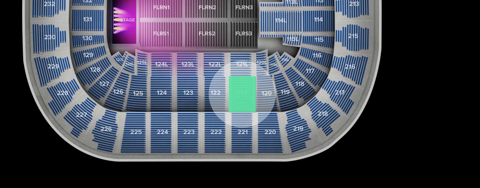 Seat view from Lower