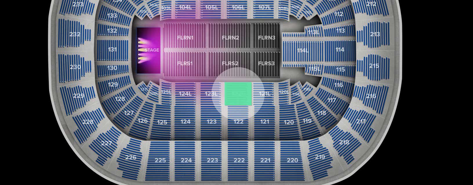 Seat view from Lower Event