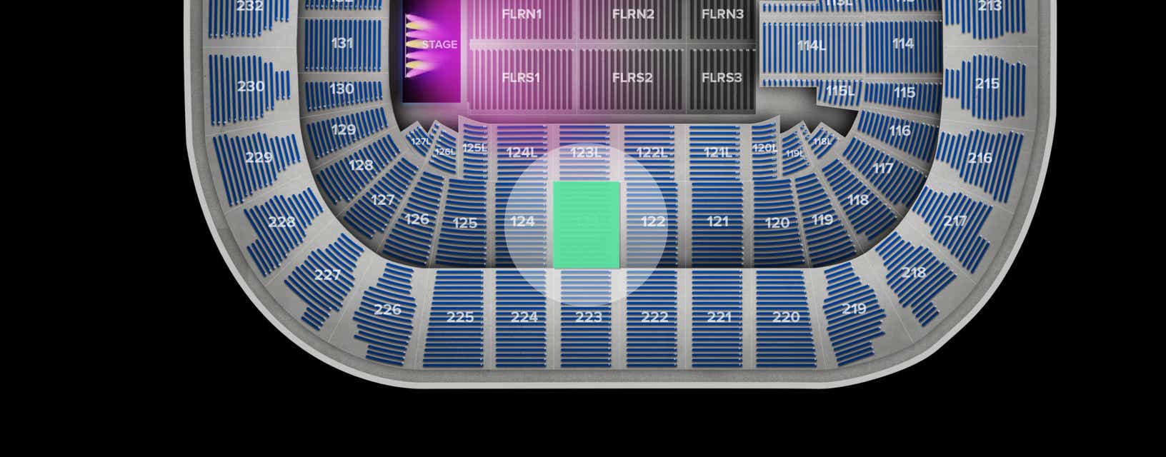 Seat view from Lower