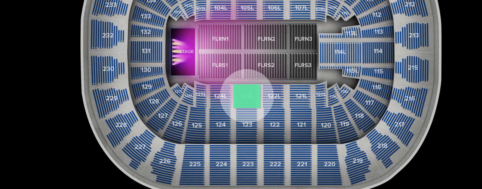 Seat view from Lower Event
