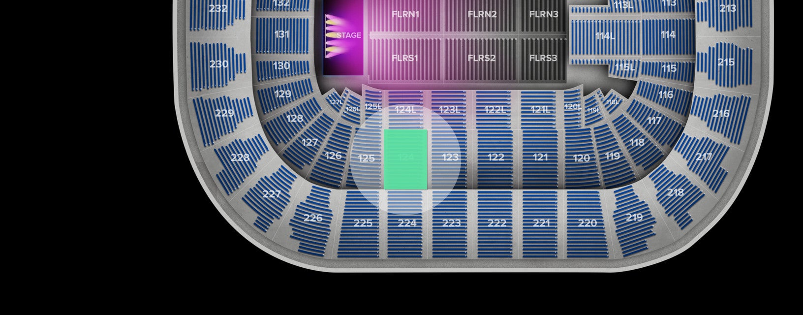 Seat view from Lower