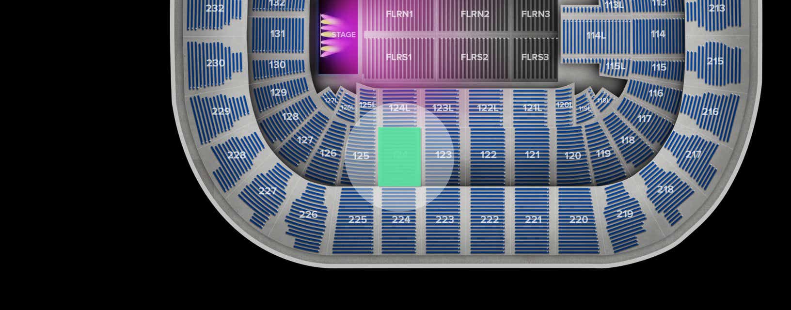 Seat view from Lower