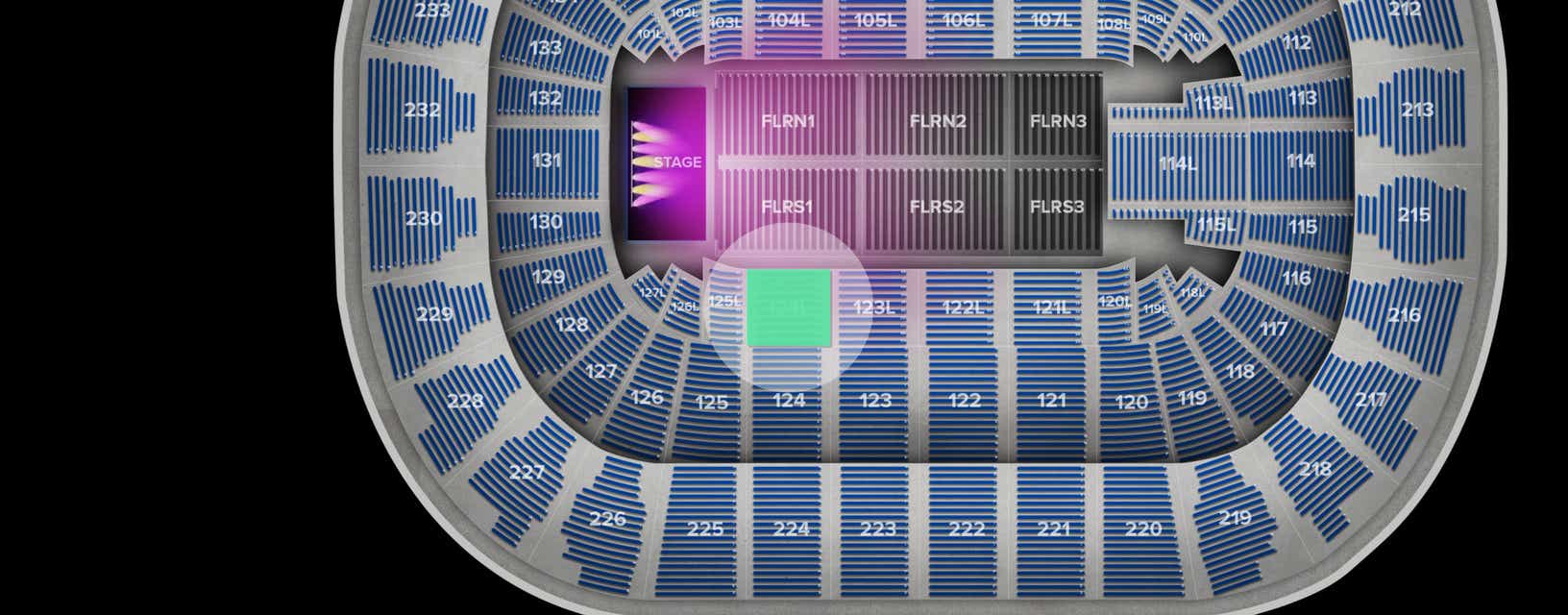 Seat view from Lower Event