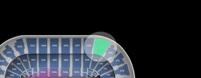 Seat view from Upper