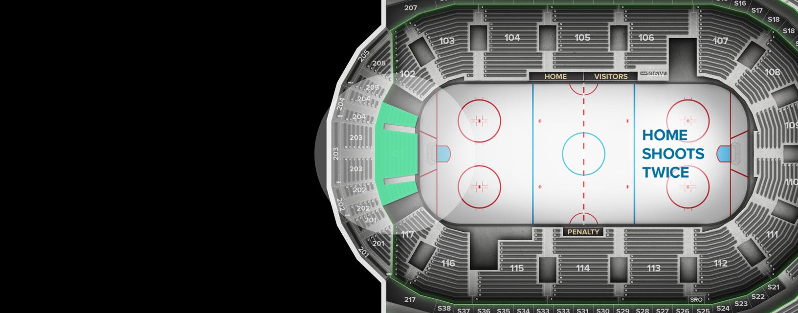 Seat view from Lower Goal