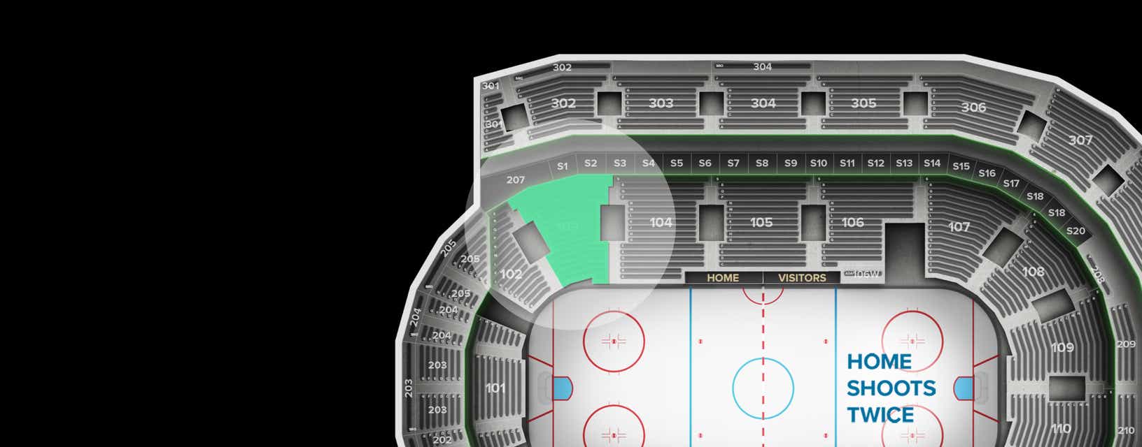 Seat view from Lower Center