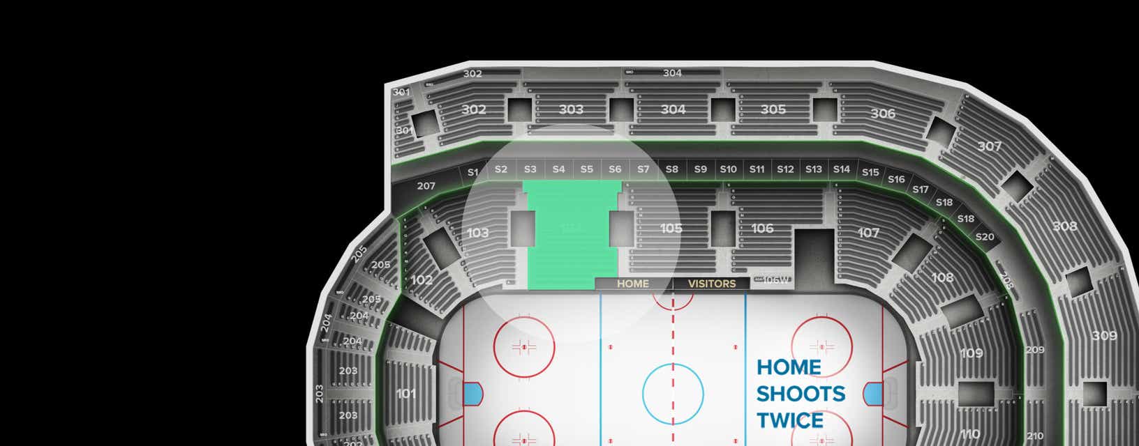 Seat view from Lower Center
