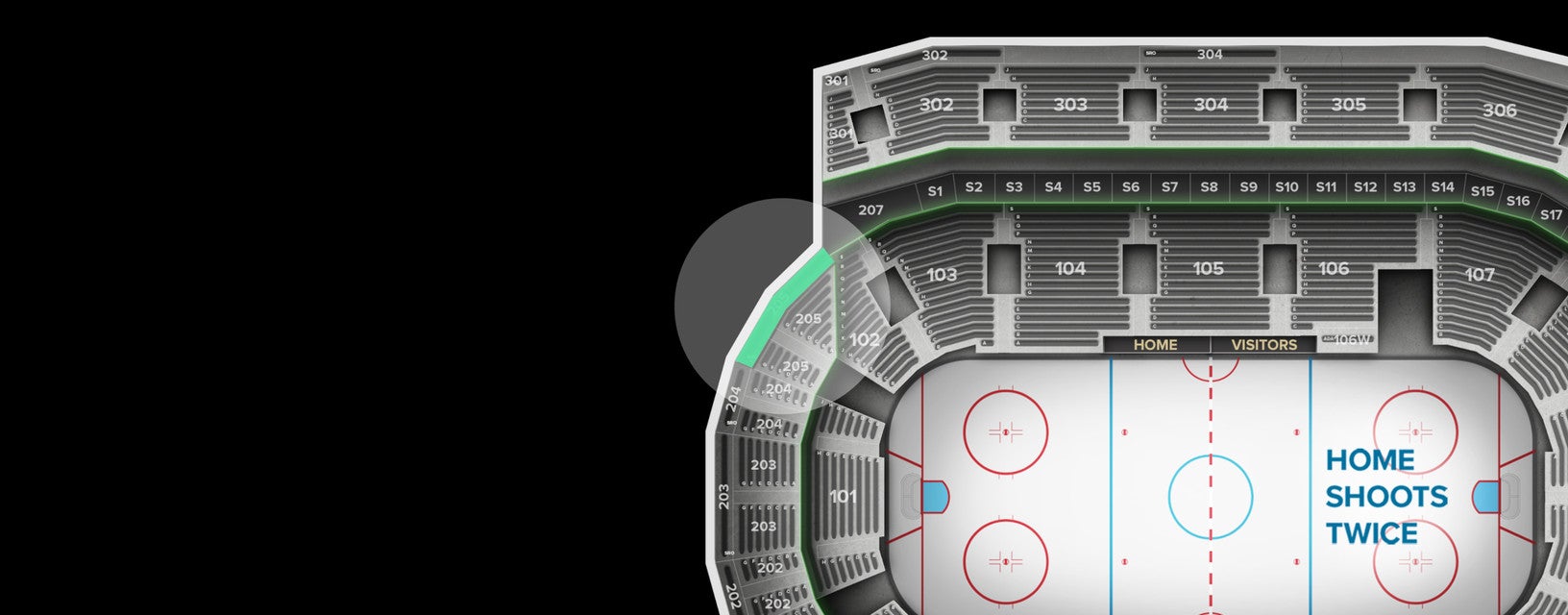 Seat view from Middle