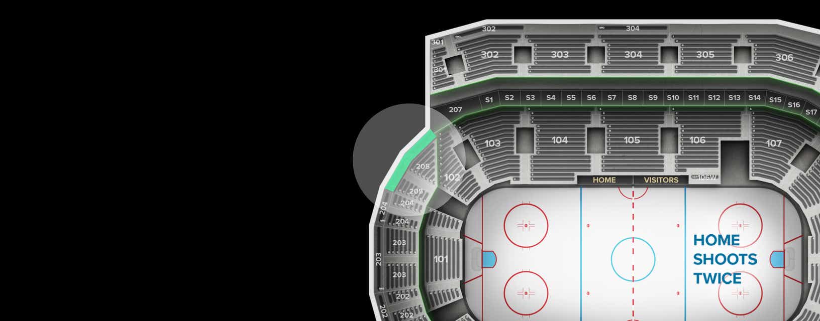 Seat view from Middle
