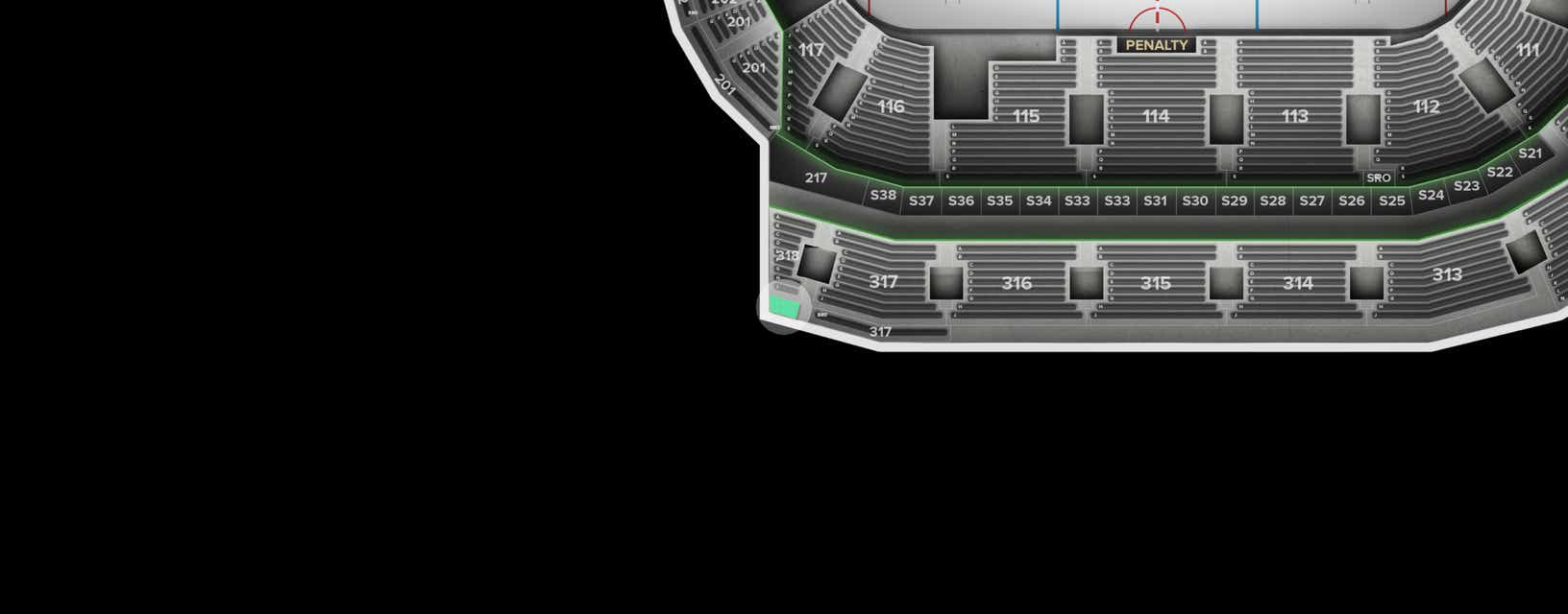 Seat view from Upper Goal