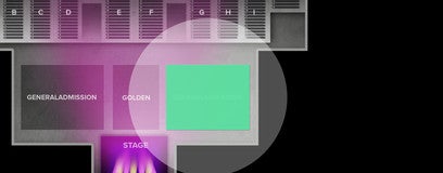 Seat view from General Admission