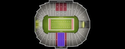 Seat view from Home Sideline