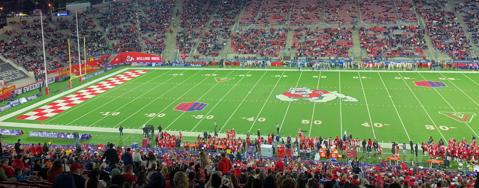Seat view from Sideline