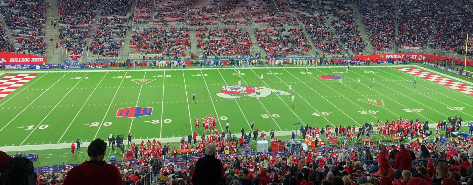 Seat view from Sideline